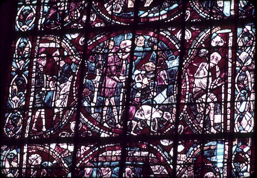 Transept, window A3, section 5