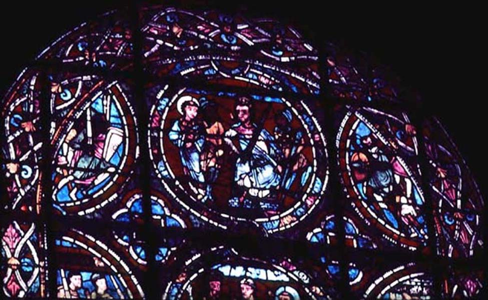 Choir, window X, section A