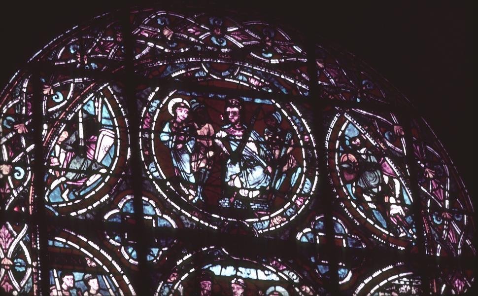 Choir, window X, section A