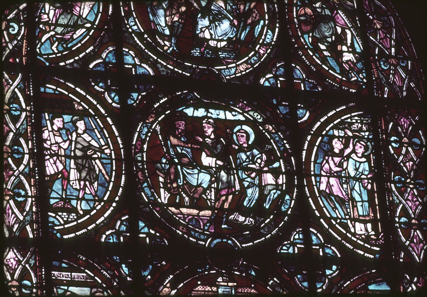 Choir, window X, section B