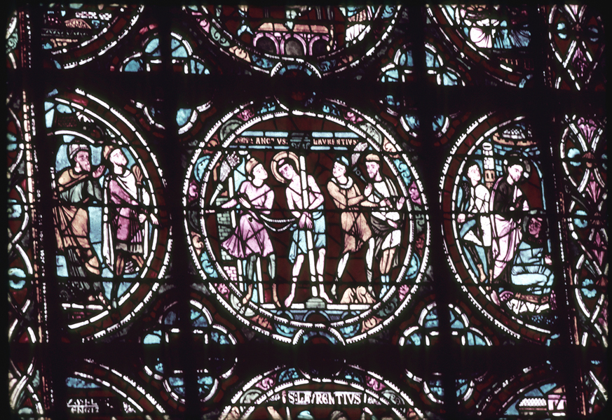 Choir, window X, section D