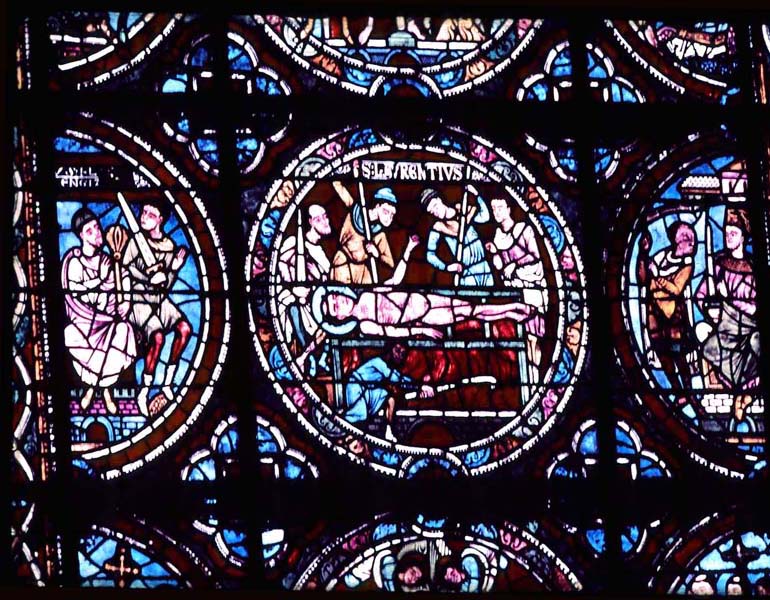 Choir, window X, section E