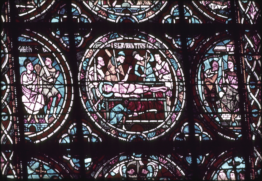 Choir, window X, section E