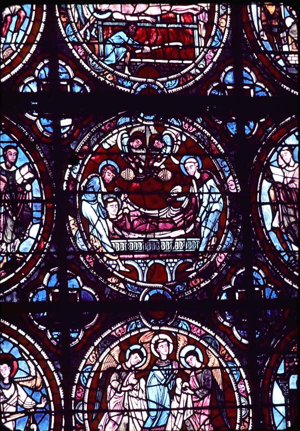 Choir, window X, section F
