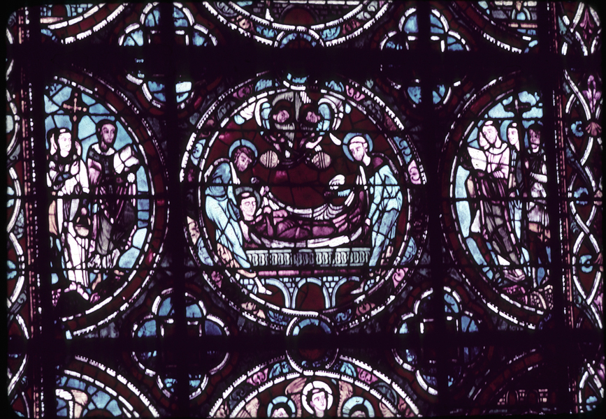 Choir, window X, section F