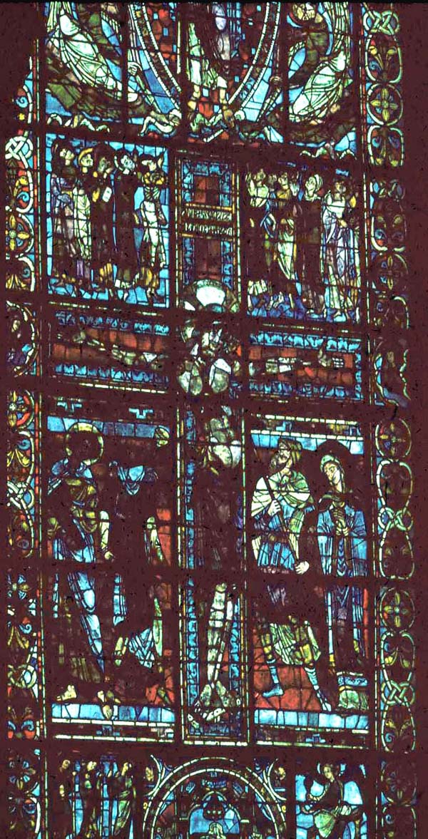 Choir, window Y, section A