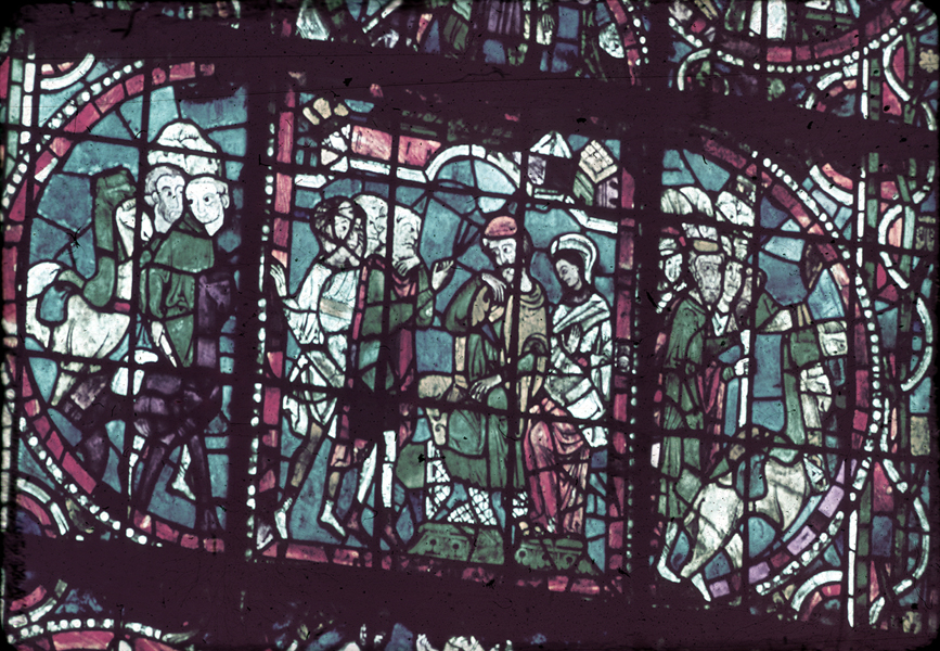 Transept, window B 3, section AB 2