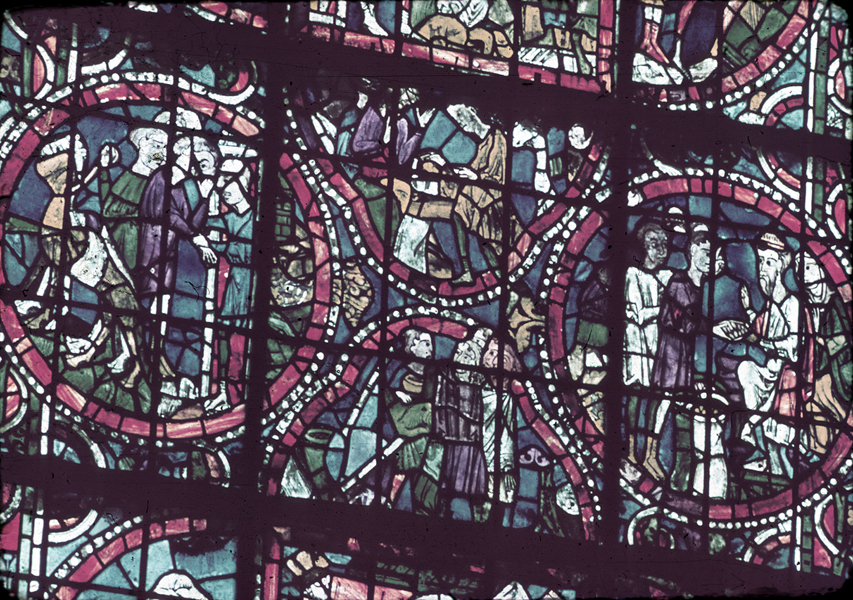 Transept, window B3, section AB 3
