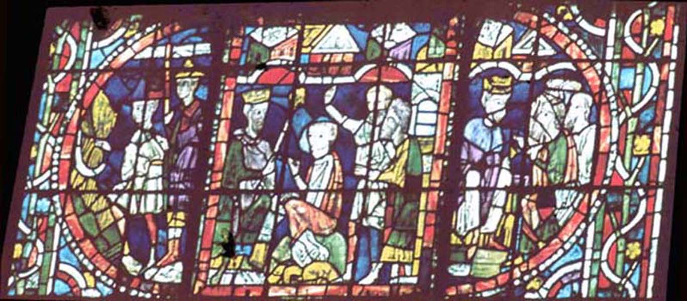 Transept, window B3, section AB 4