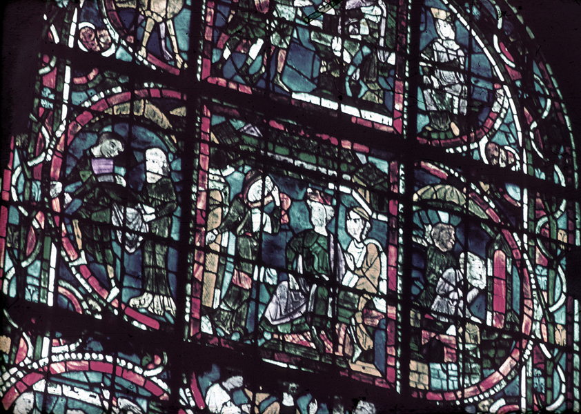 Transept, window B3, section AB 6