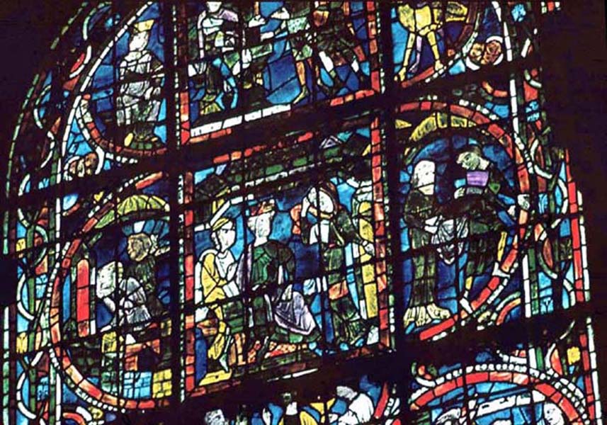 Transept, window B3, section AB 6