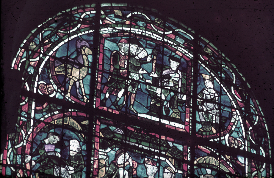 Transept, window B3, section AB 7