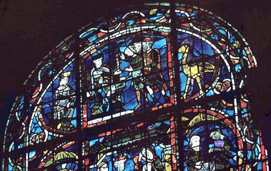 Transept, window B3, section AB 7