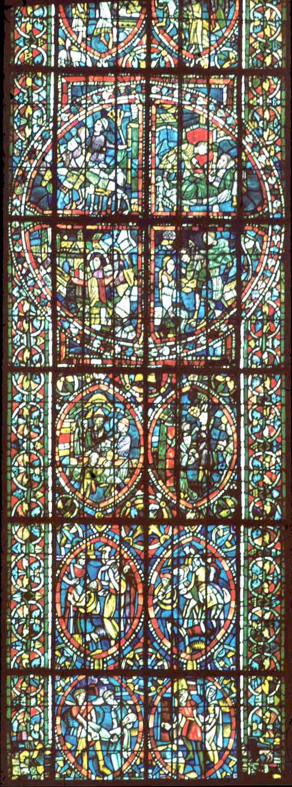Choir, window 1, section A
