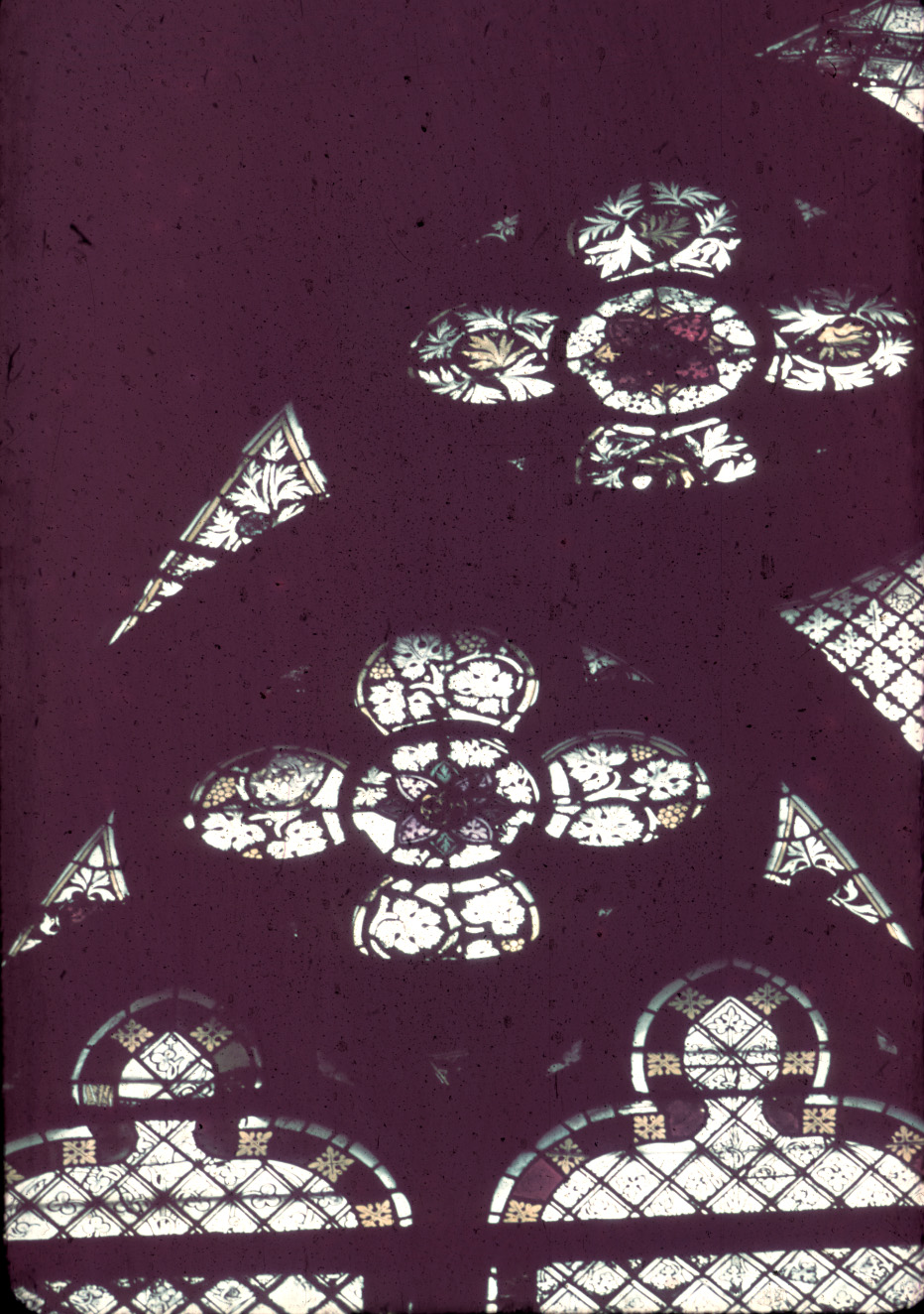 Tracery, window 9 X, section X