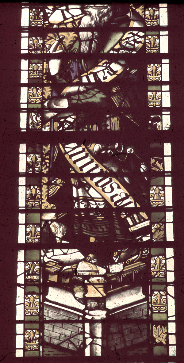 Clerestory, window 1 C, section 4