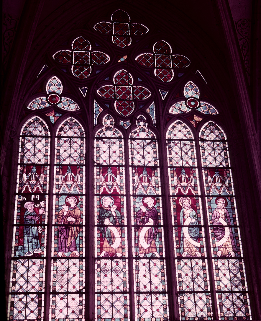 Choir, clerestory, window B, full