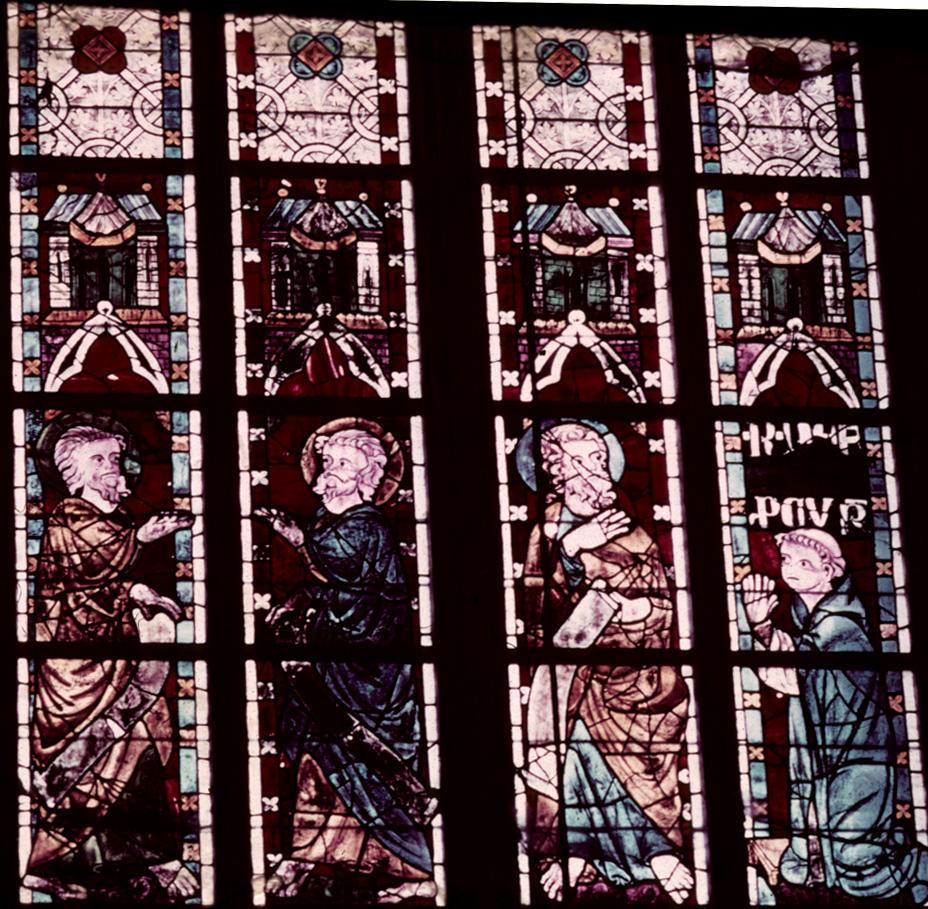 Choir, clerestory, window GA, section 1-2-3-4