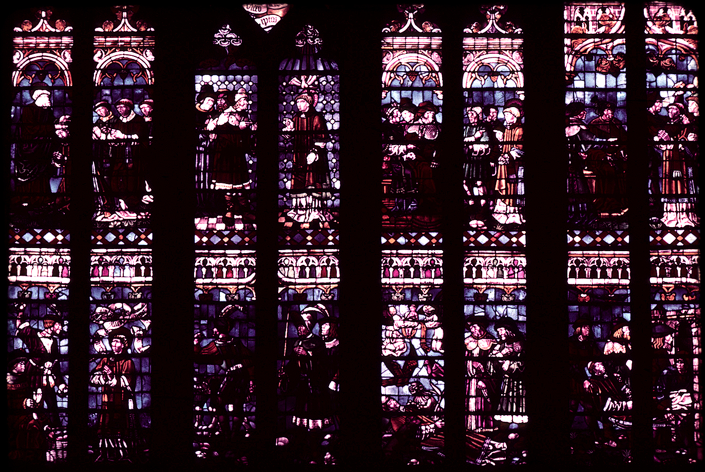 Apse, window P, section 1L