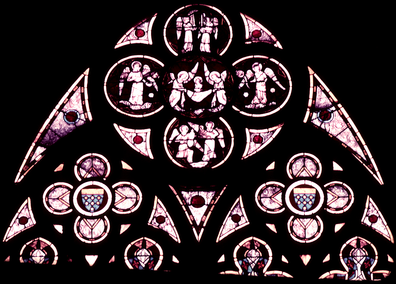Tracery, rose, window R, section 5