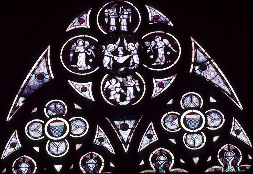Tracery, window R, section 5, rose