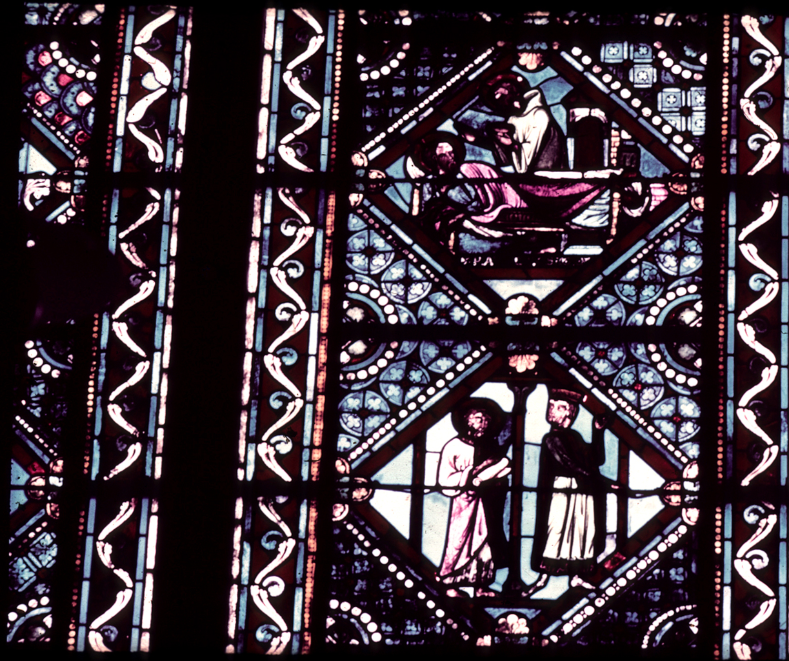 Apse, window P, section 4-5 R