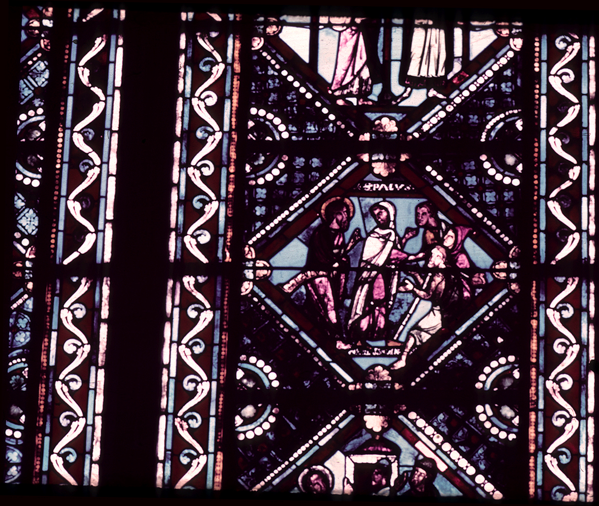 Apse, window P, section 3R