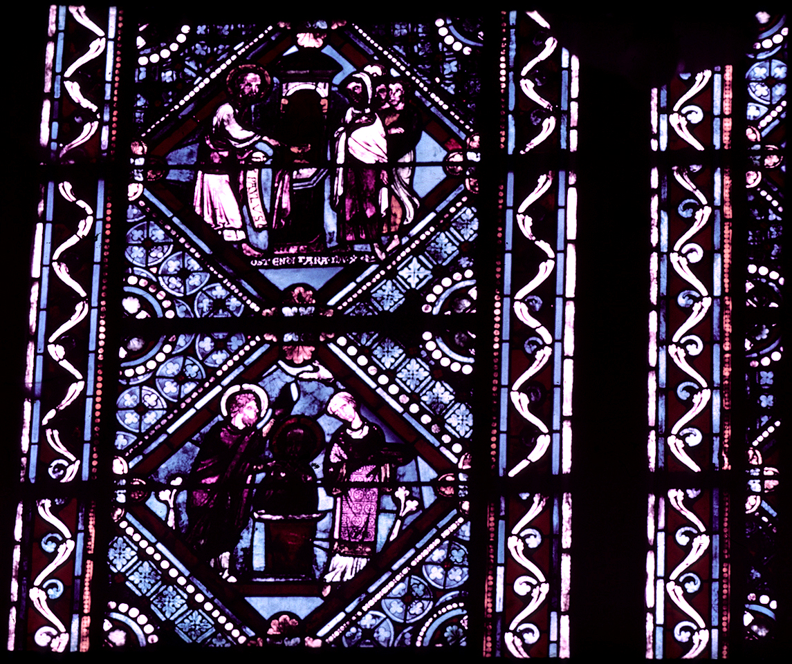 Apse, window P, section 3-4L