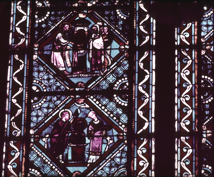 Apse, window P, section 3-4 L