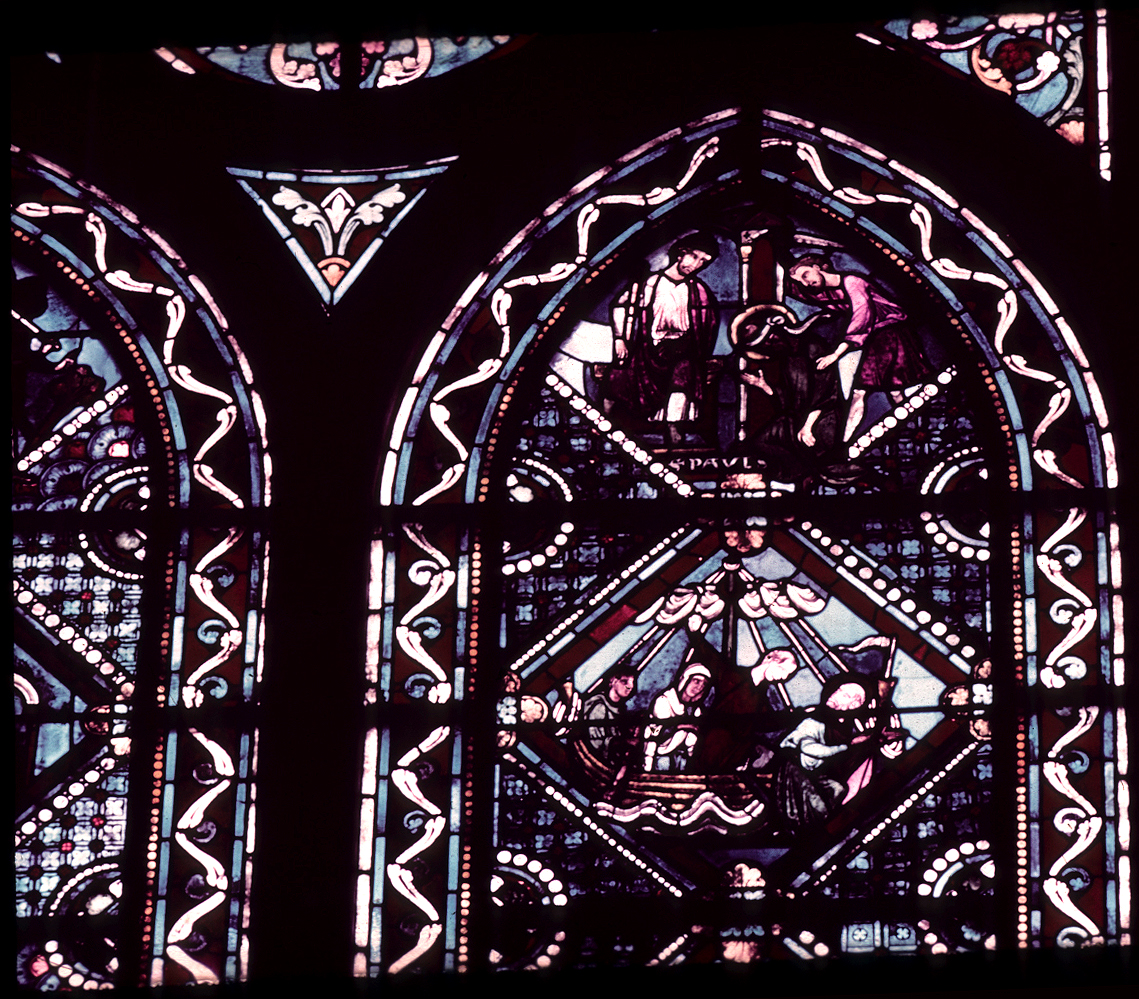 Apse, window P, section 6-7 R