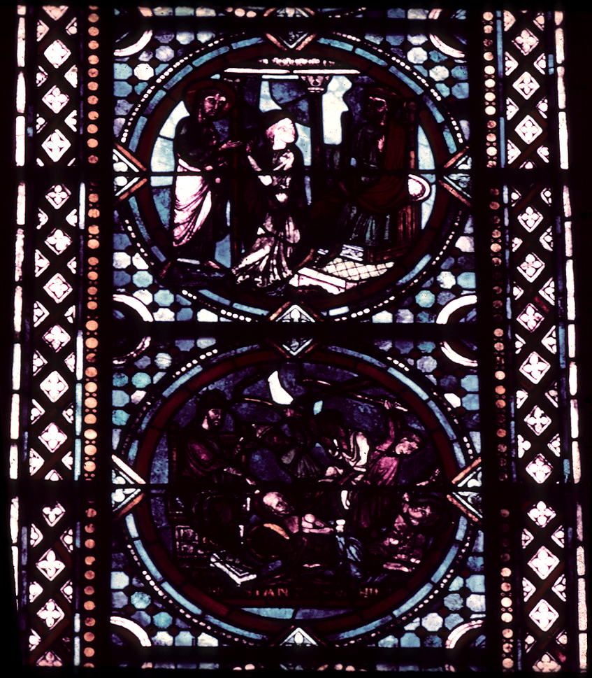 Apse, window N, section 4-5 R