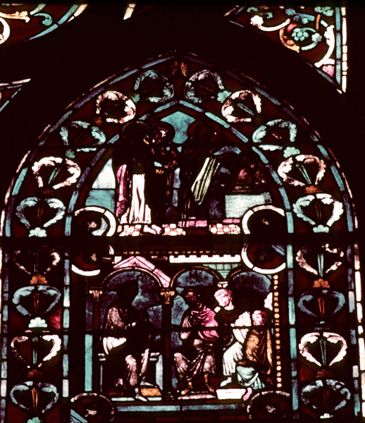 Apse, window O, section 6-7