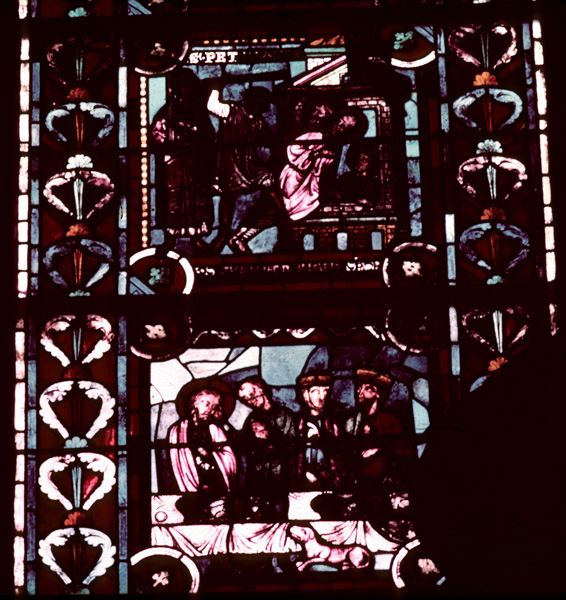 Apse, window O, section 4-5