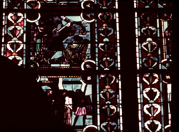 Apse, window O, section 4-5