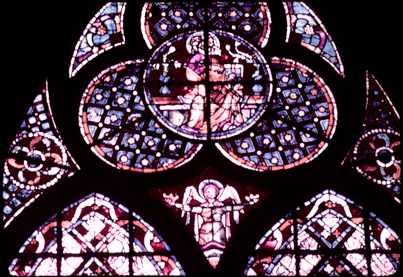 Choir, tracery, window 1