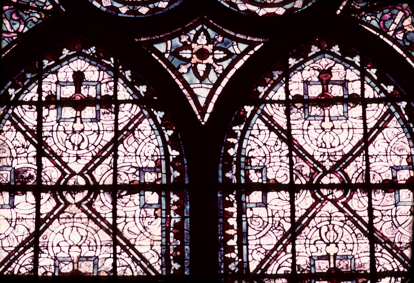 Choir, window 10, grisaille