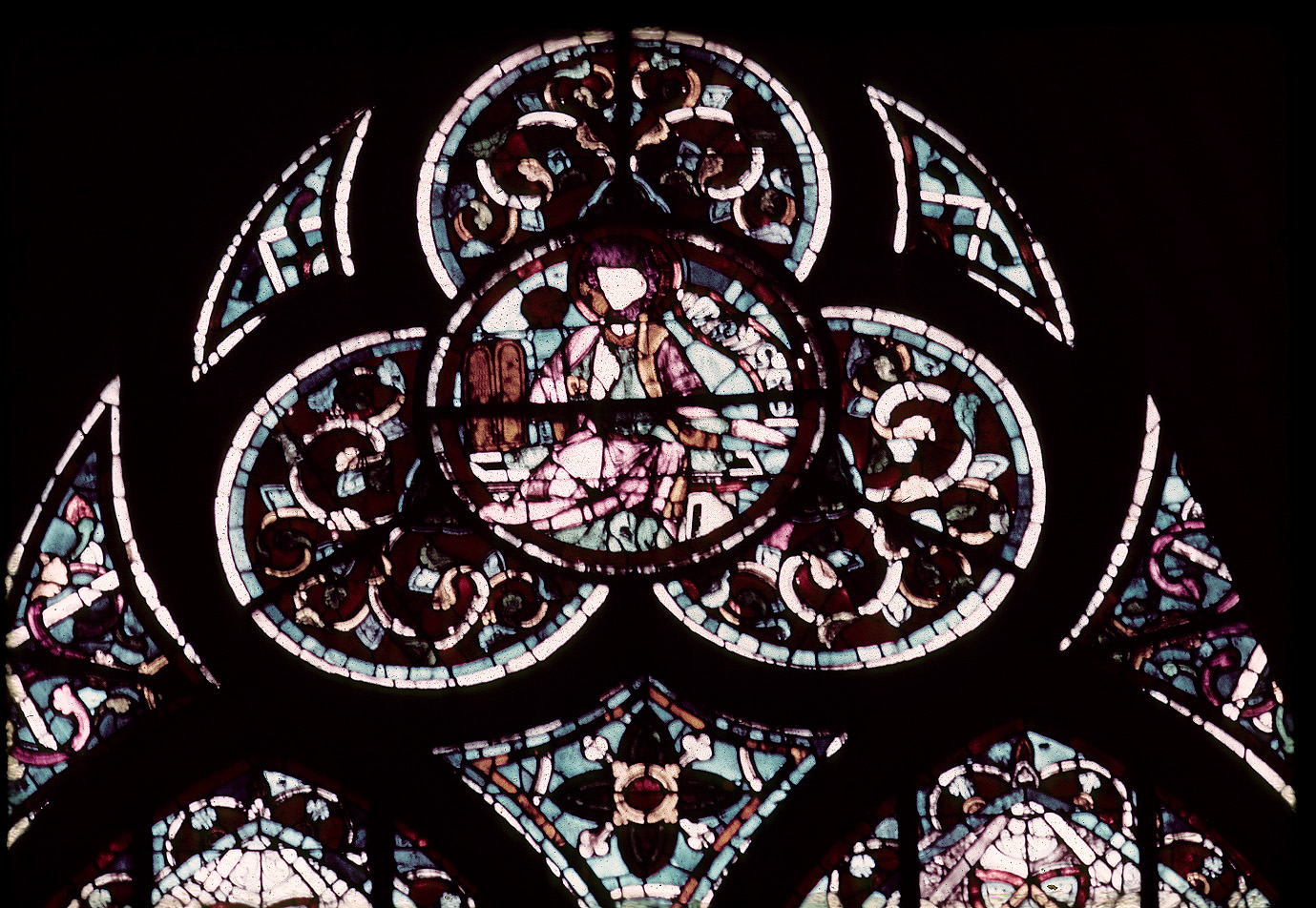 Tracery, choir, window 11