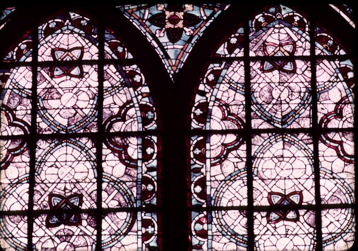 Tracery, choir, window 11