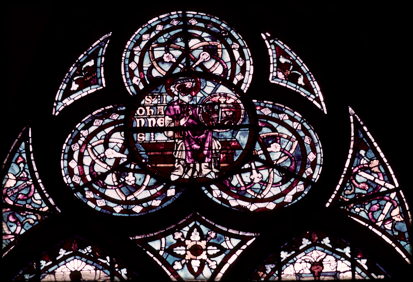 Tracery, choir, window 10