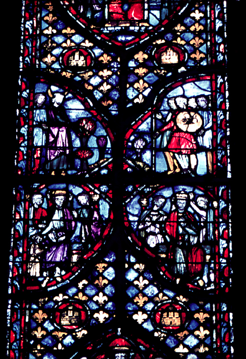 Windows north, bay 3, lancet 1, zones 4-5