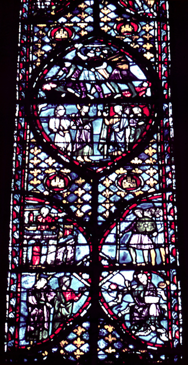 Windows north, bay 3, lancet 1, zones 8-11