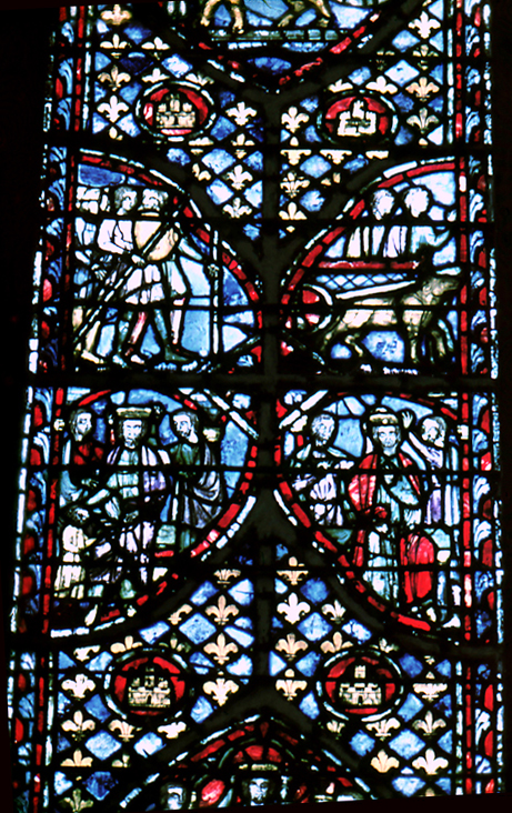 Windows north, bay 3, lancet 2, zones 4-5