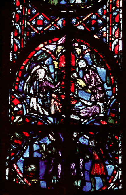 Windows, apse, bay 7, lancet 2, zones 1-2