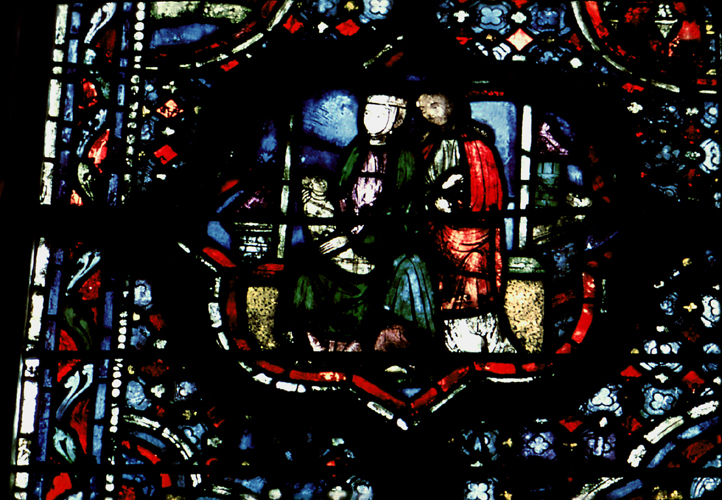 Windows south, bay 2, lancet 1, zone 1