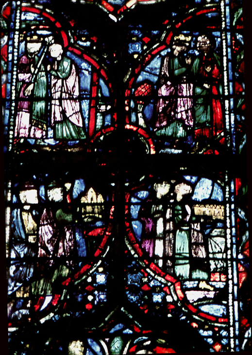 Windows south, bay 2, lancet 2, zones 2-3