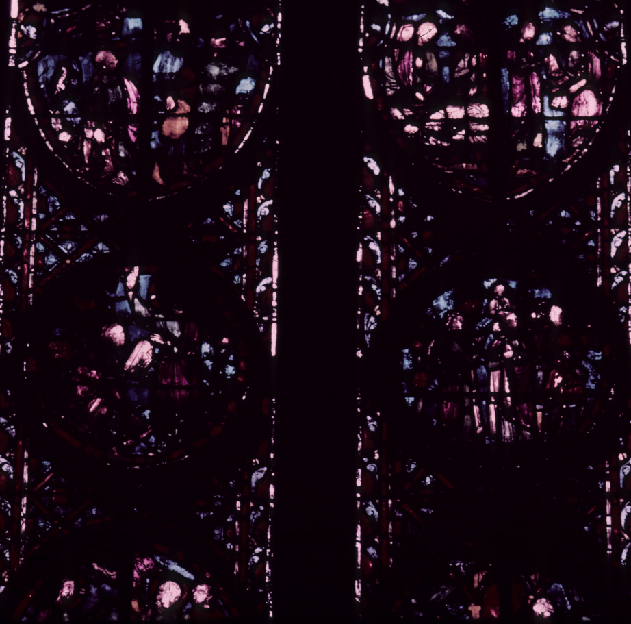 Window E 1-2, medallion`