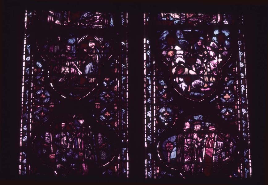 Window B 1-2, medallion