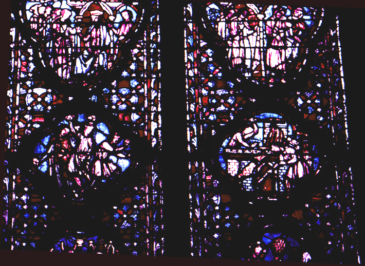 Windows north, bay 4, lancets 3-4, zones 3-4