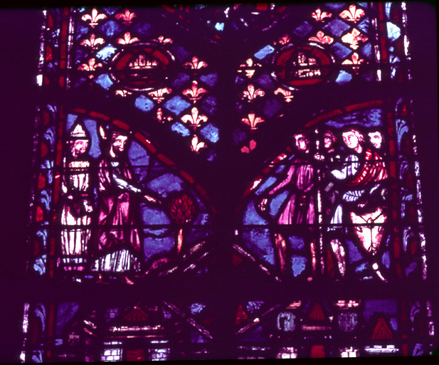 Windows north, bay 3, lancet 2, zone 1