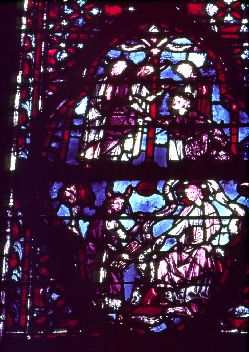 Windows north, bay 4, lancet 1, zone 1